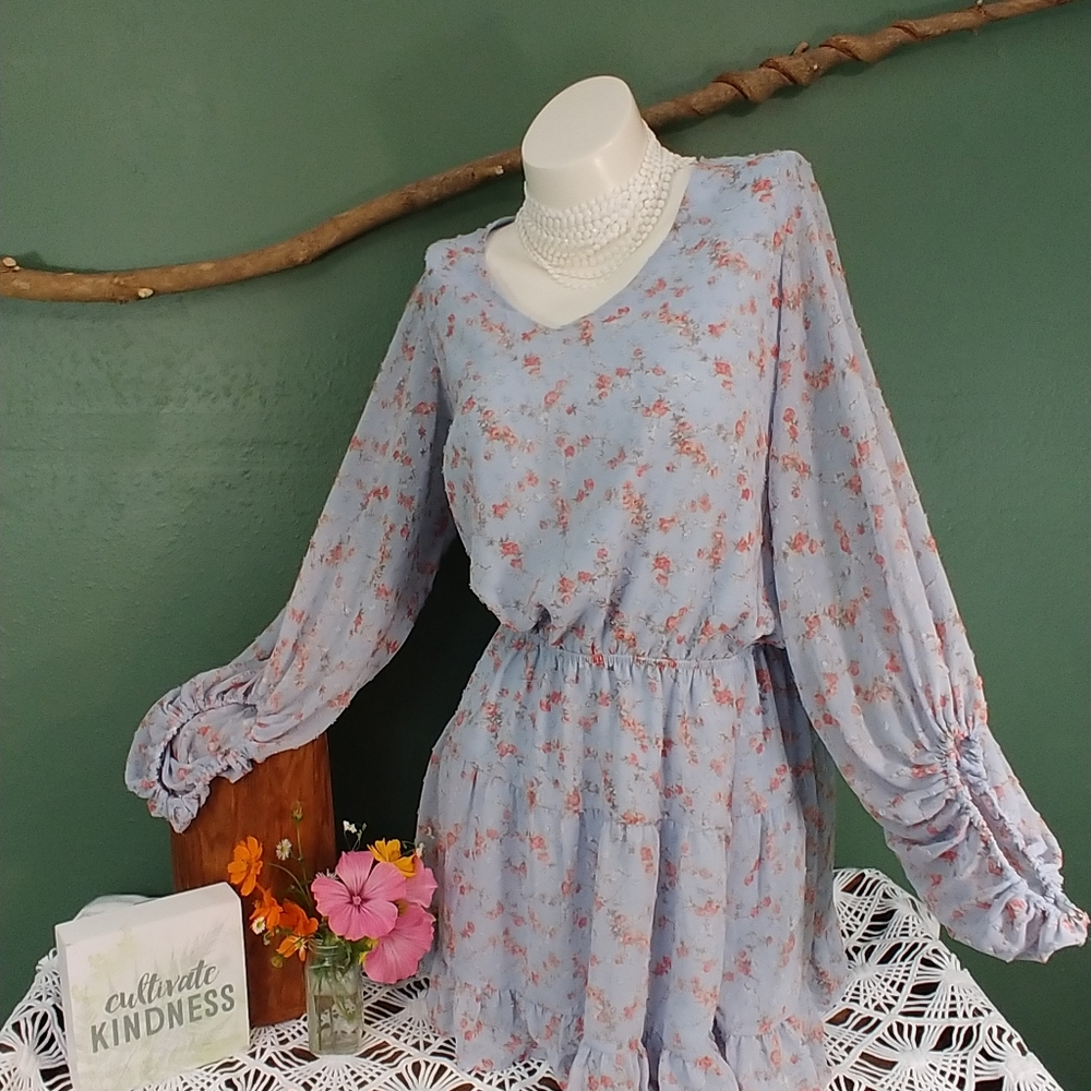 ✔VICI Pastel Floral Dress
